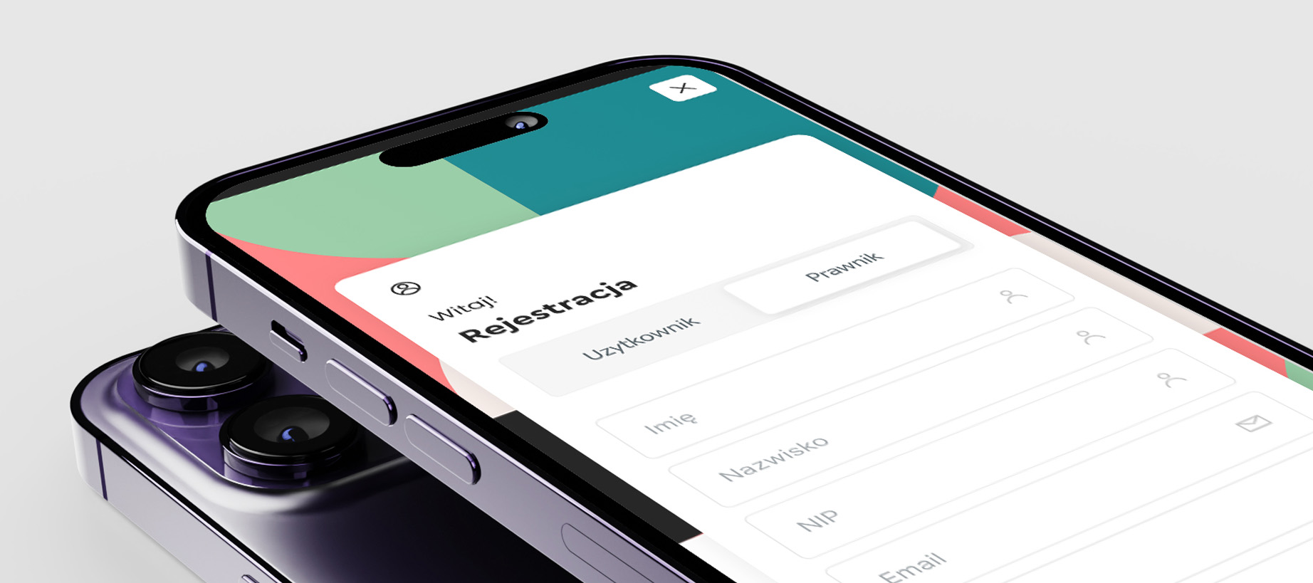 Rejestracja w aplikacji webowej Dzwoni Adwokat